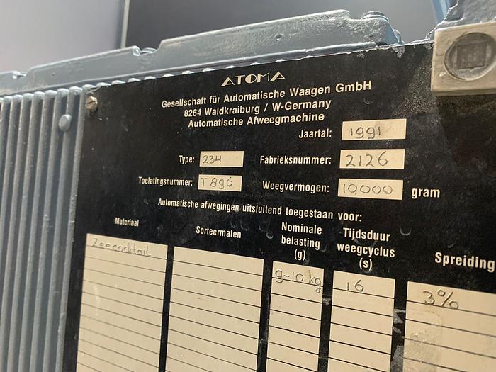 Gebruikt Atoma weger 234