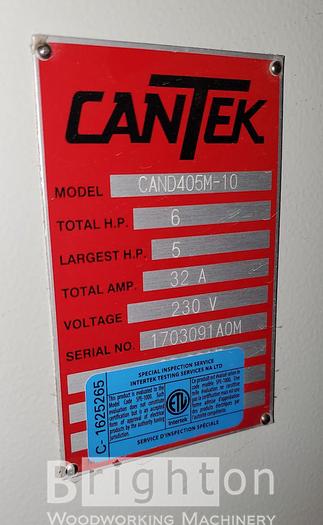 Used 2017 Cantek CAND405M-10 Sliding Table Saw