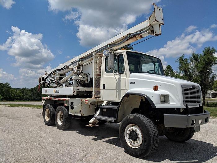 Used 2000 Freightliner FL80 Altec HD 35 Pressure Digger Drill Truck
