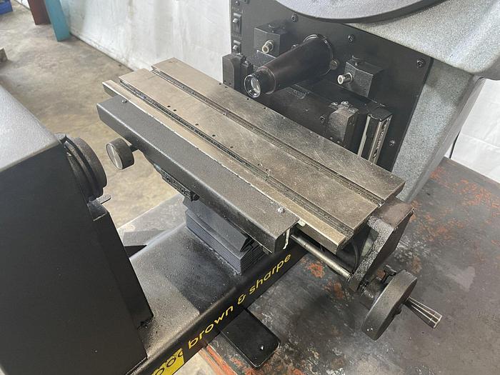 Used Brown & Sharpe Optical Comparator w/ Heidenhain Quadra-Chek ND 1200 DRO 32-3552