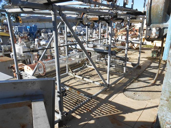 Used Heat Exchanger, Condenser, 6" x 34", QVF #S742160