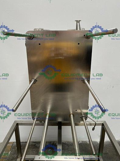 Used Pall Filtron 28 3/4" x 18 3/4" Cassete Filter Holder w/ Enerpac RCH-123 Cylinder