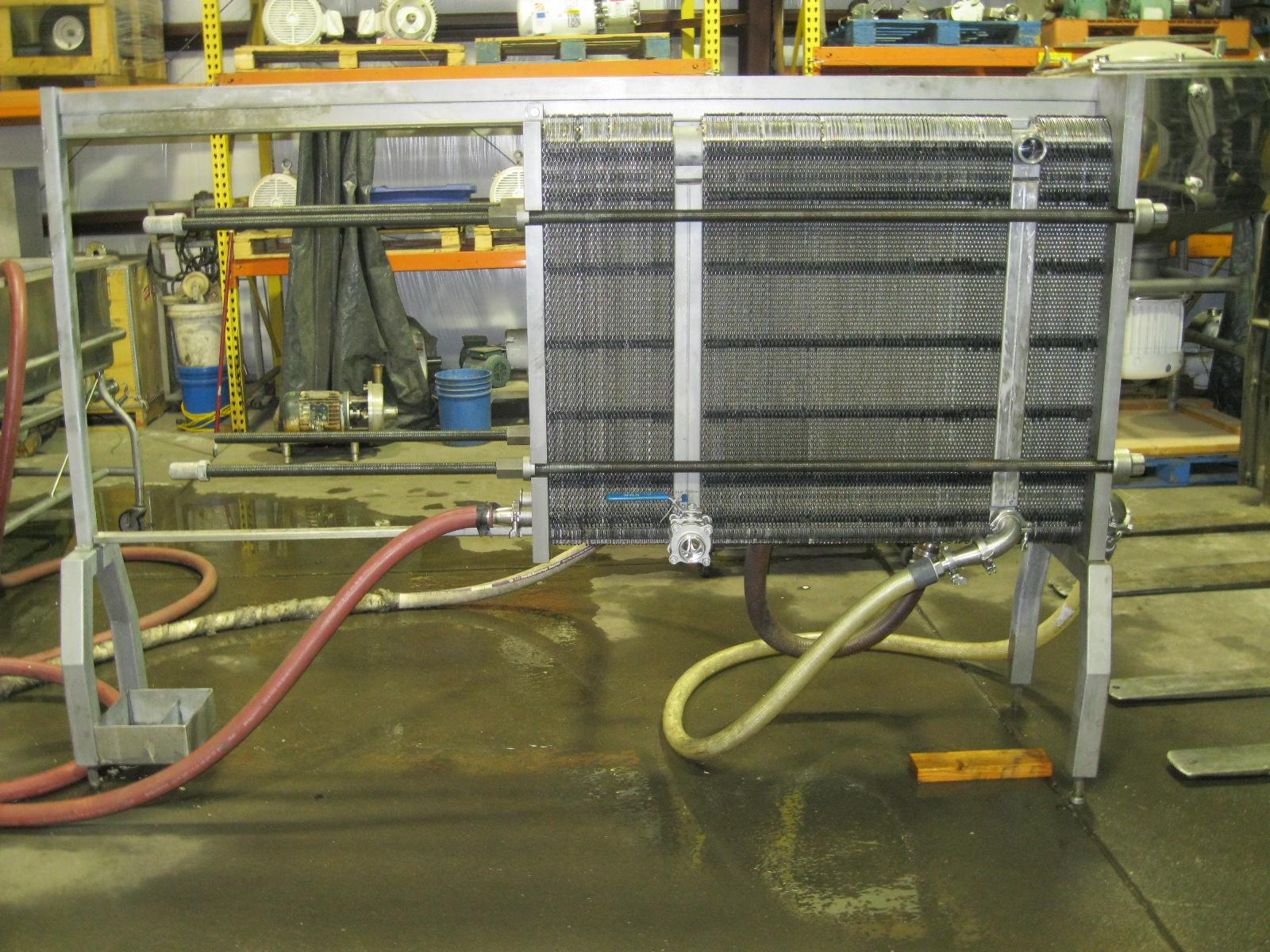 Used 1137 SQ. FT. 3-SECTION ALFA LAVAL PLATE HEAT EXCHANGER