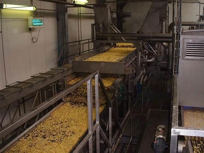 Used Fryer, Kiremko, French Fry, Complete Line, 20,000 Lbs/hr #A742100