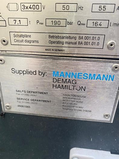 Used 2000 Demag Ergotech 150/500-320 System Injection Moulding Machine