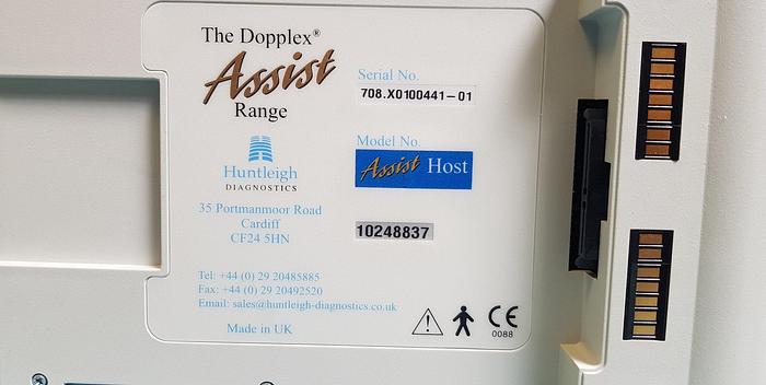 Used Huntleigh Diagnostics Dopplex Assist Range+ACT3 AUS3 Ultraschalltransducer träger ohne Speicherkarte