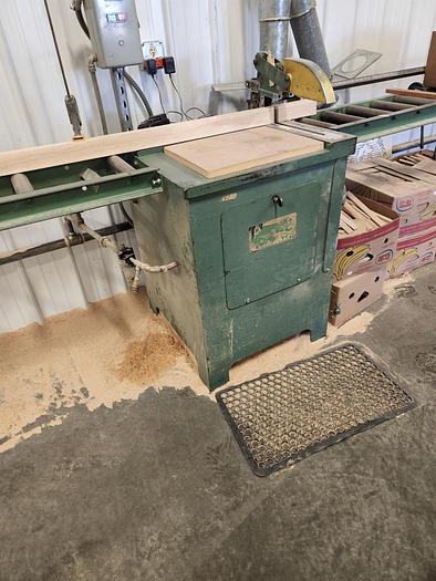 Used Irvington Upcut saw, 3 Phase, 14" blade capacity