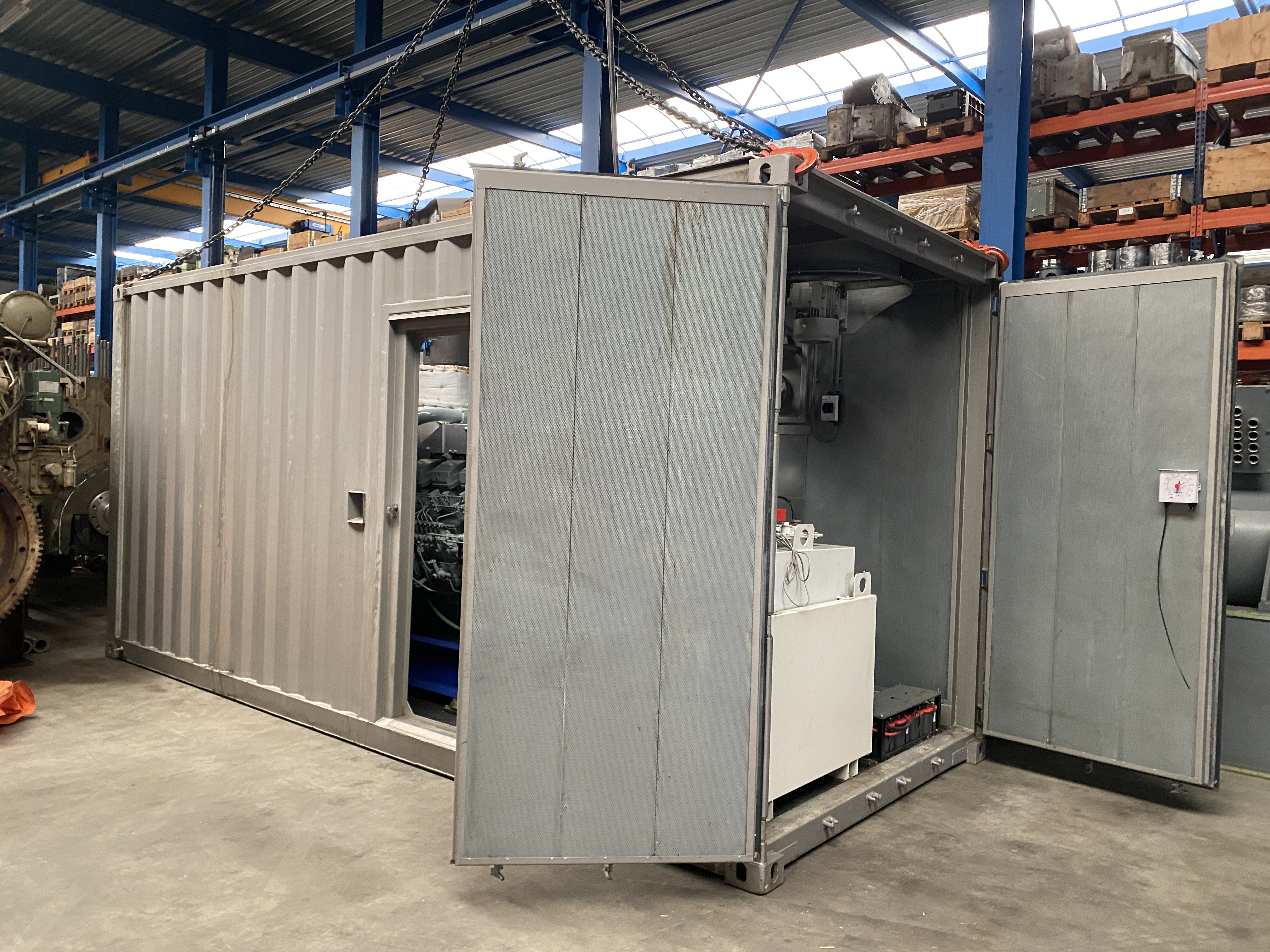 Used 2009 MITSUBISHI S12R / LEROY SOMER DIESEL GEN.SET 1250 KVA