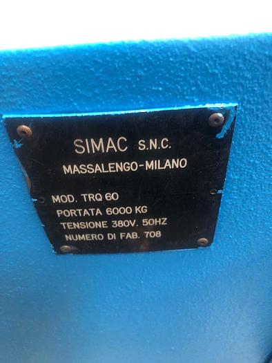 Usato POSIZIONATORE SIMAC 6000 KG