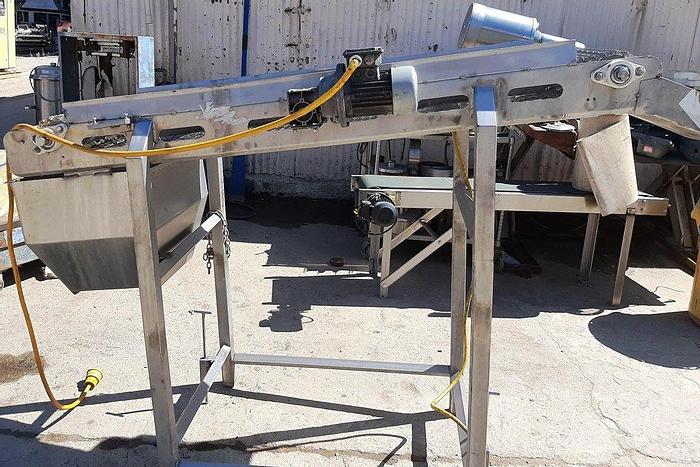 Used Conveyor, Belt, 20" x 66", S/st, Incline, Dewatering #S743099