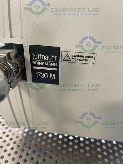 Used Tuttnauer  Autoclave 1730M Steam Sterilizer 120V