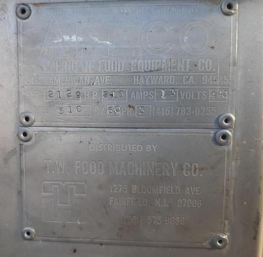 Used 50 CU. FT. AFECO DUAL SHAFT RIBBON BLENDER - S/S