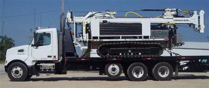 Used 2012 Mobile B85 Drill Rig & VHD64FT Rollback Truck