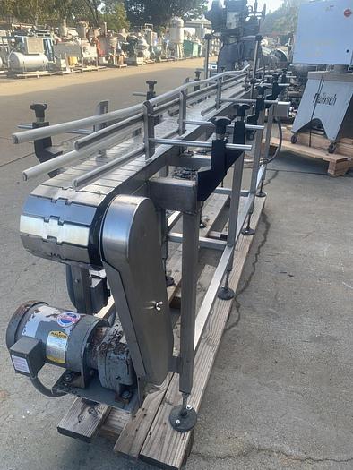 Used Conveyor, Belt, 6" x 10', S/st, 1 HP, S/st Belt #S744327