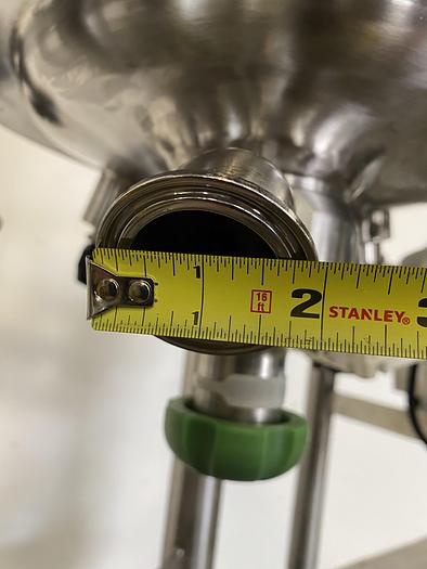 Used T&C 50 Liter Stainless Steel 45 PSI Jacketed Reactor w/ Agitator & Load Cells