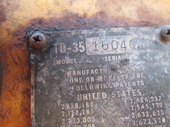 Used Massey Ferguson TO-35 Tractor