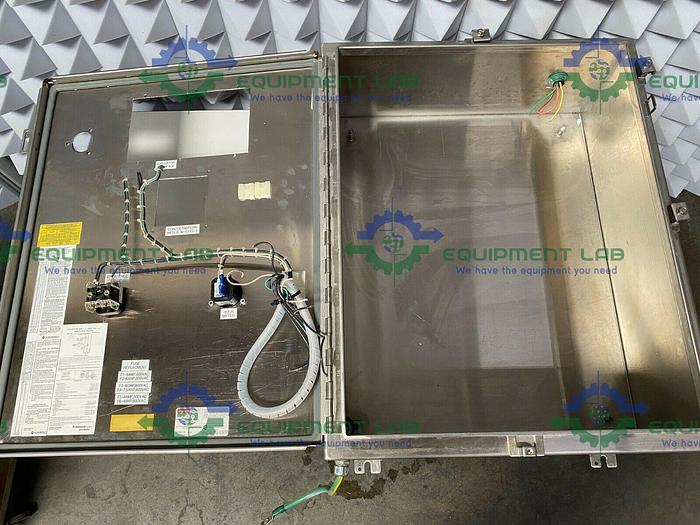 Used Hoffman 30" x 24" x 10" A30H2410SS6LP Stainless Steel Enclosure