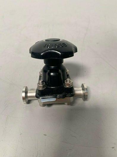 Used Crane-Saunders 4-77696-3-1 Stainless Steel .5" Diaphragm Valve