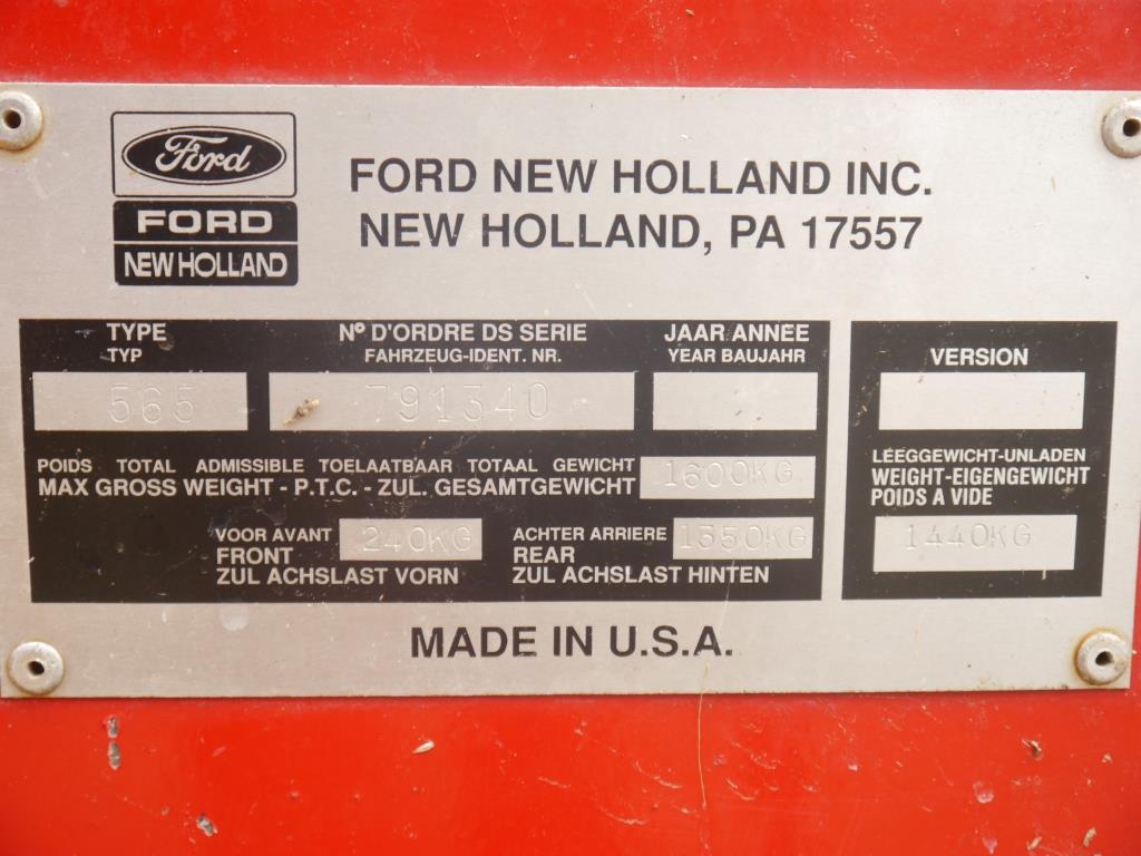 Used New Holland 565 Conventional Baler