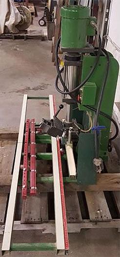 Used Grass Hinge/Boring Insertion Machine, 5 Spindle 32MM Vertical Boring Head, 90 CM L/R fence, 3 locking stops