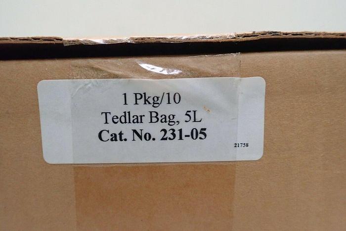 Used Case of 10 SKC 231-05 5 Liter Capacity Tedlar Quality Sample Bags