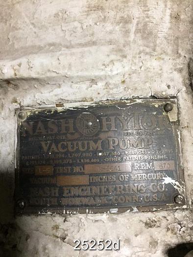 Used Nash L5 Vacuum Pump,  Iron Casing, Iron Cones, Iron Rotor. #25252