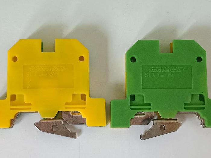 50 Stück PE Durchgangsklemme, SL4  4mm², Conta clip neuwertig