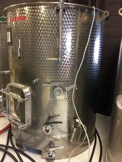 Used Letina forkliftable VC 2350L tank