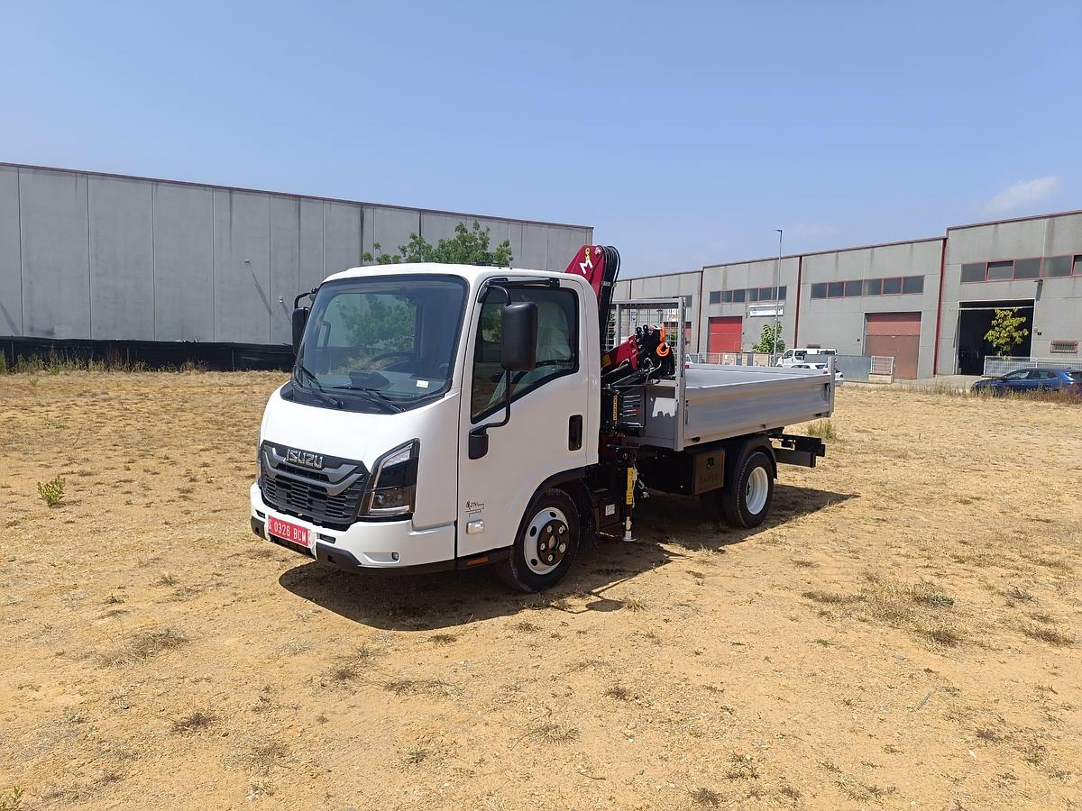 Isuzu M21T HEAVY + Grúa HC 35X A3 + Volquete JPM