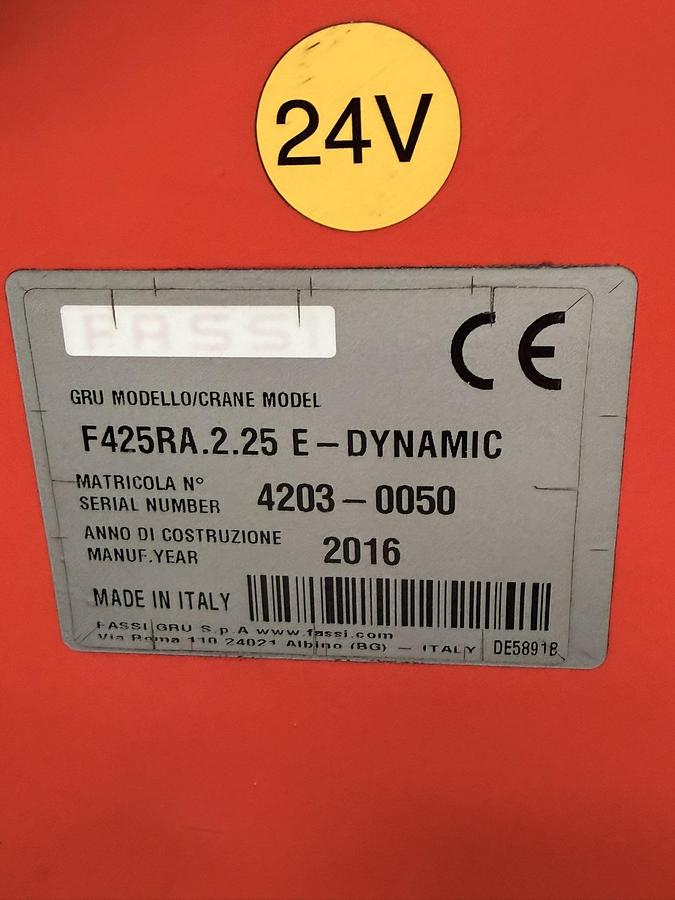 Usado  Fassi F 425 RA.2.25 E-DYMAMIC