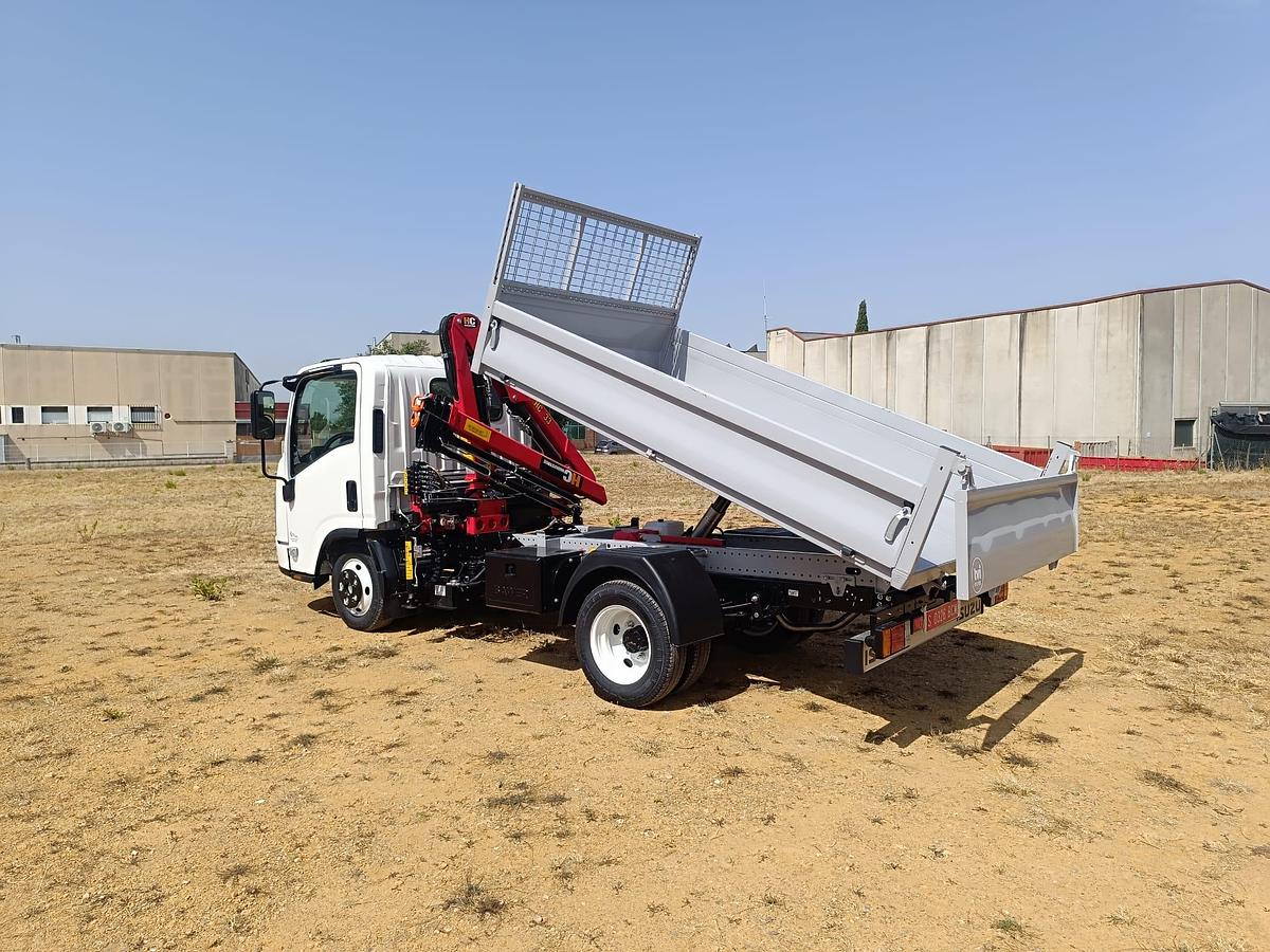 Isuzu M21T HEAVY + Grúa HC 35X A3 + Volquete JPM