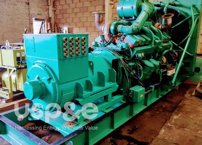 Used 0.80 MW Used Cummins KTA-50-G Diesel Generator Sets