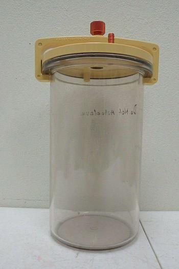 Used BBL GasPak Anaerobic System Holding Jar with Lid & O-Ring Gasket