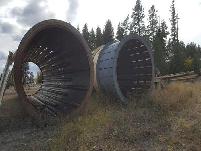 Used 12' x 80' FULGHUM DRUM DEBARKER