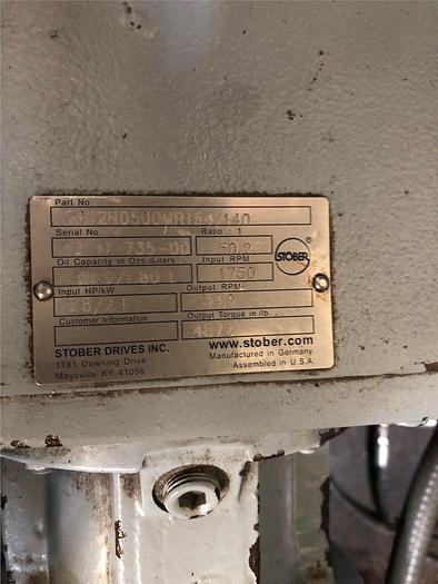 Used 33" WIDE PILOT SHEET STACK, AC MOTORS, 11.5" DIAMETER