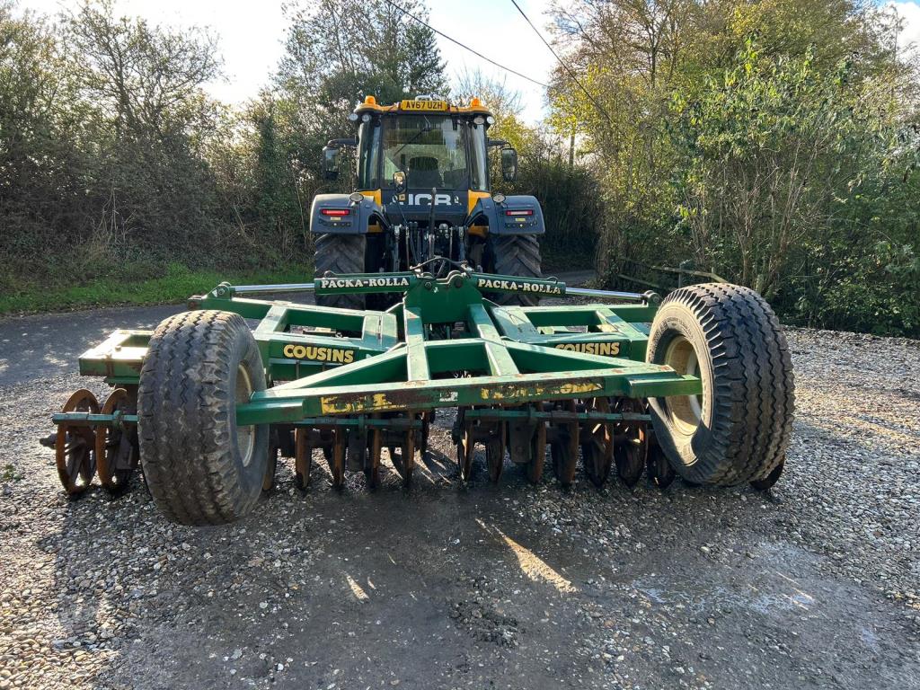 Used Cousins Packa-Rolla Trailed Press