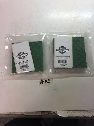 4 PACK VIBRATION PADS SUPER HEAVY DUTY GREEN 2x2 LOT OF 2