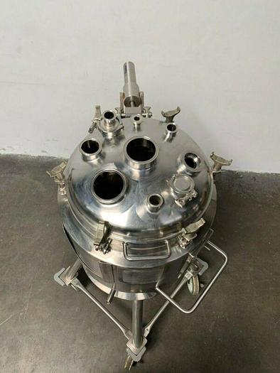Used Walker 100 Liter Stainless Steel Jacketed Reactor 45 PSI