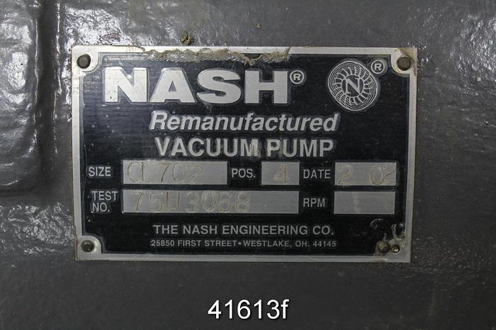 Used Nash CL702 Vacuum Pump, Iron Casing #41613