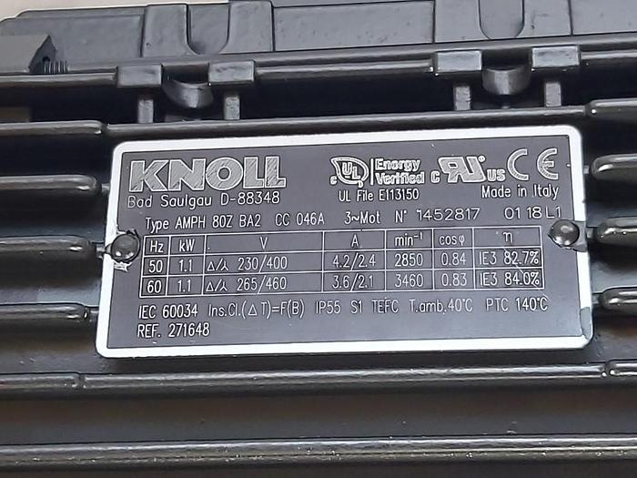 Eintauchpumpe, TG40-55/11 285, 25L/Min, 33m, 1,1 KW, Knoll,  neu-Sonderpreis