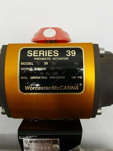 Used SERIES 39 PNEUMATIC ACTUATOR MODEL 10 39 SN R6