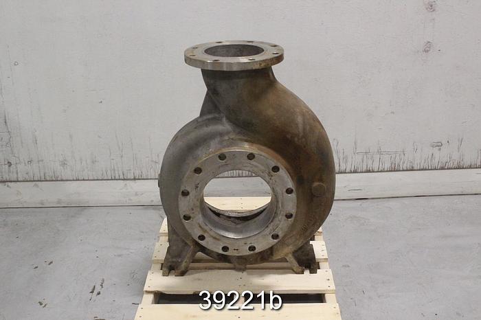 Used Goulds 3175 8x10x14 Pump Casing, Stainless Steel #39221