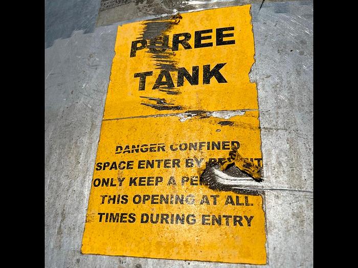 Used Tank, 1,000 Gallon, S/st, Agit, 45-Degree Cone Bottom #S744583