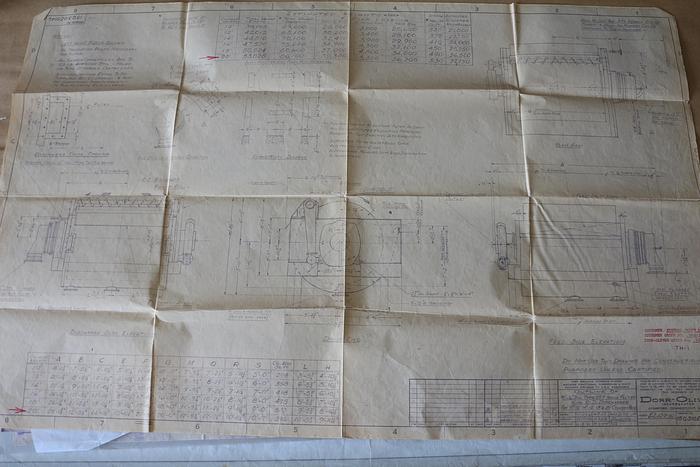 Used Dorr Oliver Rotary Thickener, 11' Drum, 20' Face #33965