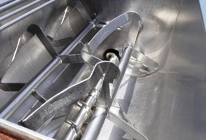 Used Mixer, Paddle, 15 CF, S/st, Dual Shaft, Meat, Grinder #S743053