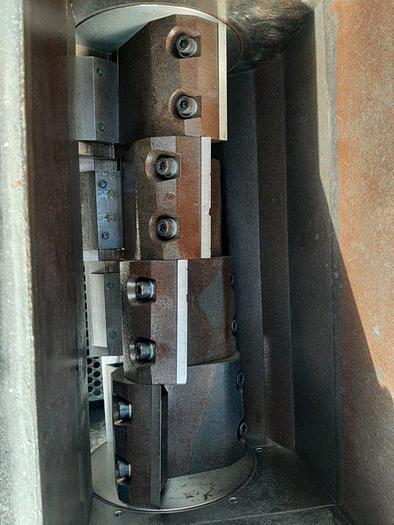 Used Rapid F-19 Plastic Granulator with Conveyor, 15 HP - #S744853