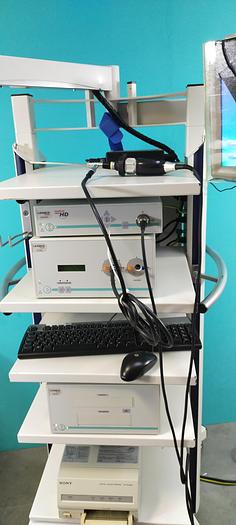 Gebraucht World of Medicine / Lemke Endoskopie Turm mit Zubehör