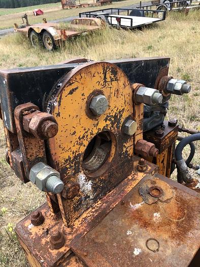 Used HB19356 Drain-hole Drill, mounted on Case 1150C Dozer Jensen JDC HV100  on Case 1150C track drill