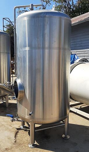 Used Tank, 465 Gallon, S/st, DT/DB, 15 BBL Brite Tank #S744755