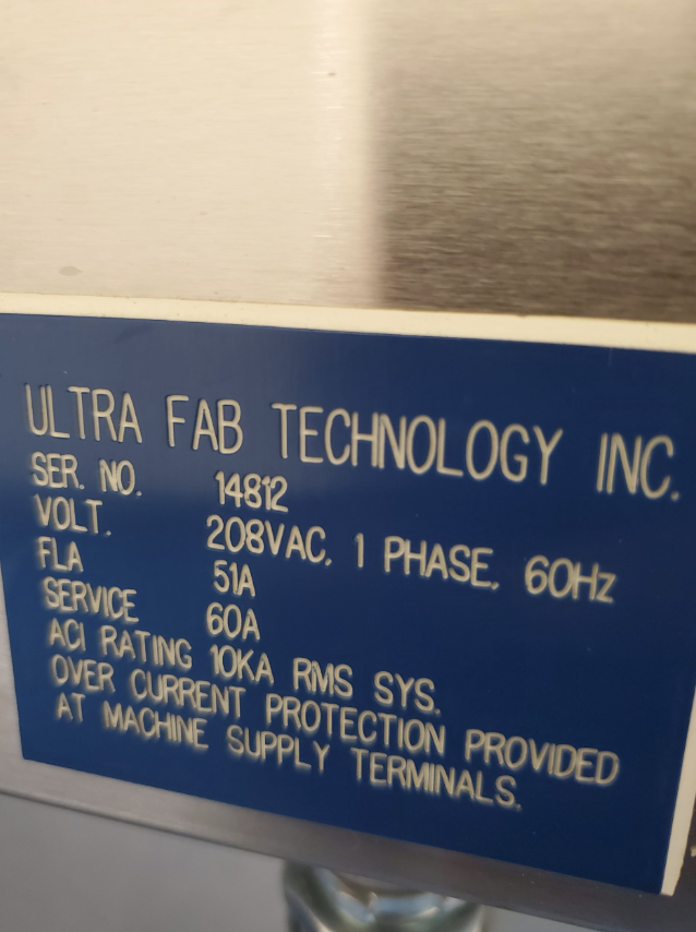 Used Ultrafab 4’ Manual Solvent Strip Tool (Stainless Steel)